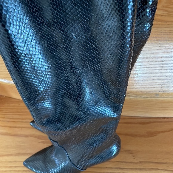 Leather mikael kors stiletto boots excellent condition like new - Picture 4 of 5